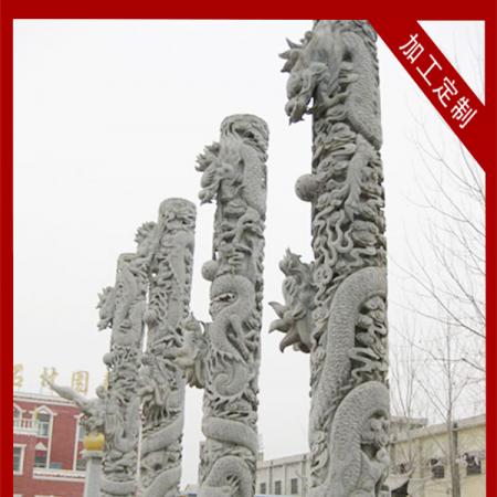 石雕龍柱多少錢(qián) 石雕盤(pán)龍柱價(jià)格
